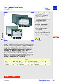 Thumbnail of document Data Sheet - 9411/11 Field device coupler 4 spurs
